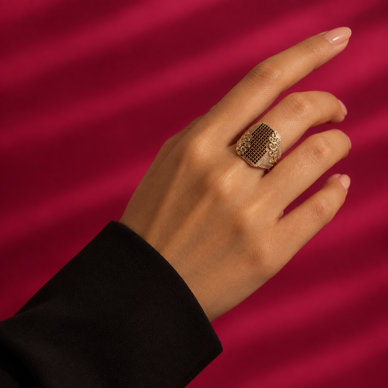 Antique Silver Statement Ring